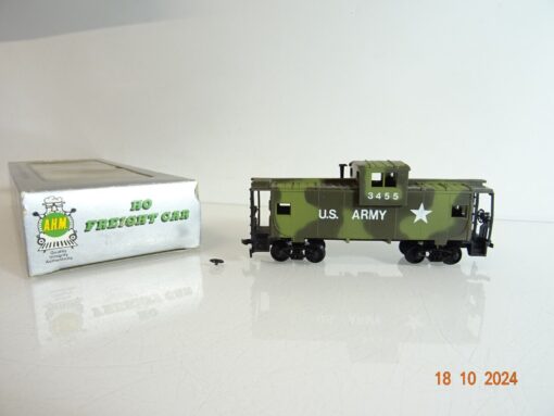 AHM H0 Güterzugbegleitwagen 3455 U.S.Army in OVP PR3313