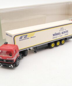 AMW / AWM 1:87 5611-2 MB SK Sattelzug Möbel-Kiste design+ holz in OVP RA7798