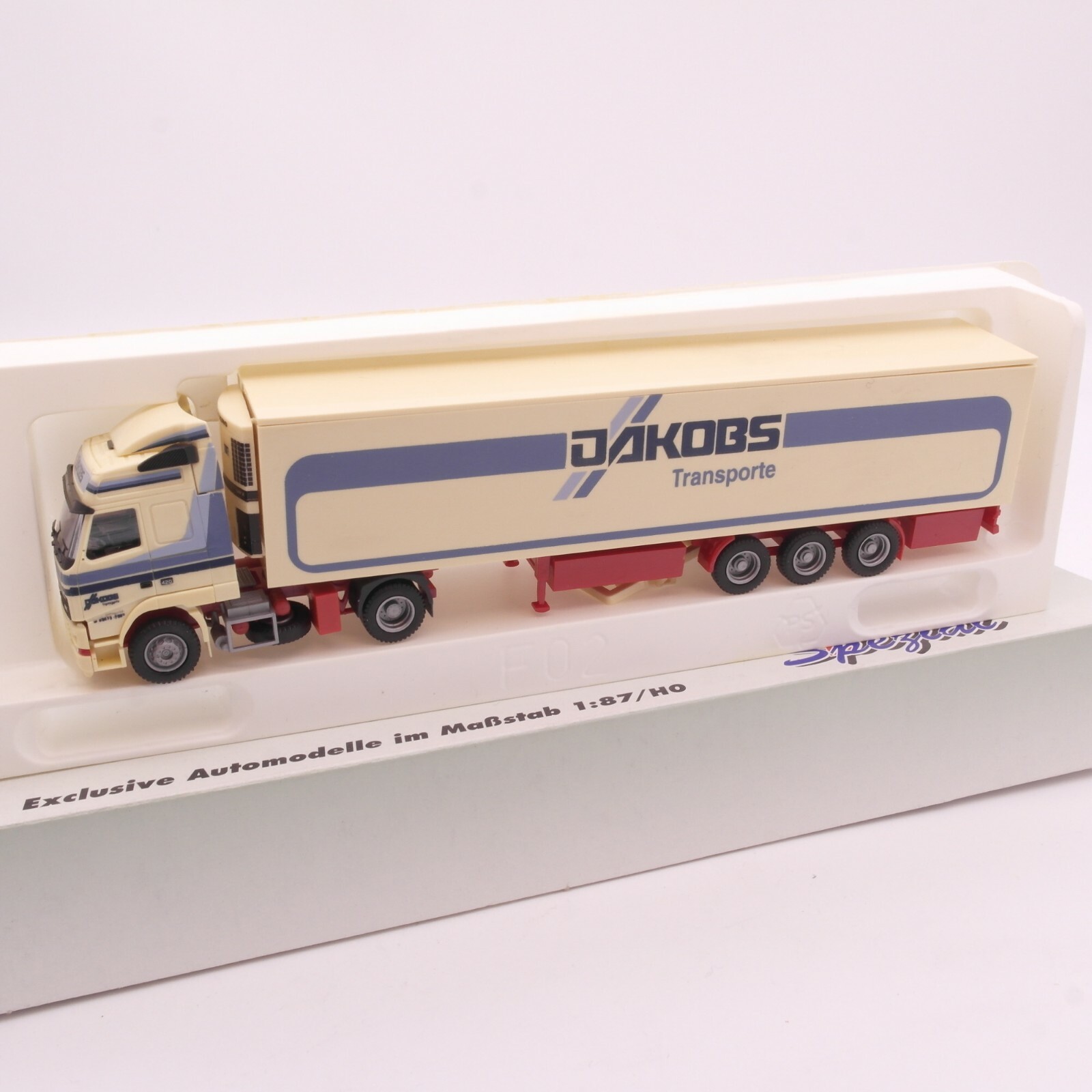 AWM 1:87 Volvo FH Sattelzug Jakobs Transporte in OVP RT3826