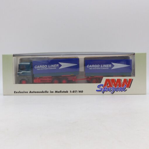 AWM / AWM 1:87 Renault AE Hängerzug Cargo Liner, in EVP EB7732 – Bild 4
