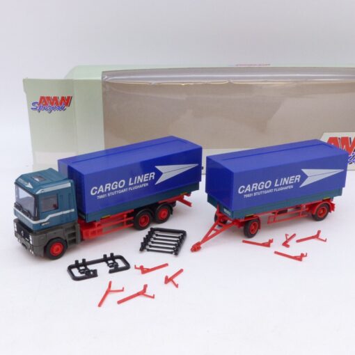 AWM / AWM 1:87 Renault AE Hängerzug Cargo Liner, in EVP EB7732
