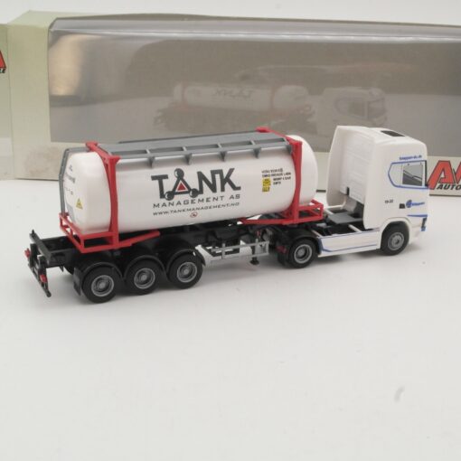 AWW 1:87 75626 Scania S Highline 26ft Tankcontainer Koeppen in OVP QR6348 – Bild 3