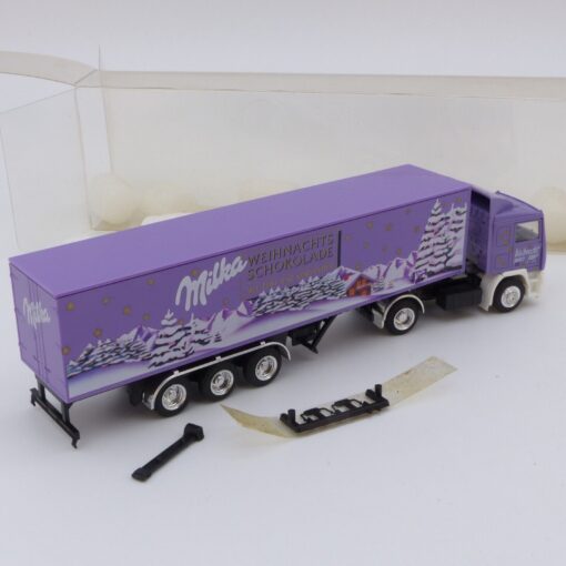 Albedo 1:87 Volvo F12 Sattelzug Milka Weihnacht anno 1991 in EVP EX3059 – Bild 3