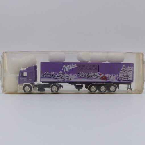 Albedo 1:87 Volvo F12 Sattelzug Milka Weihnacht anno 1991 in EVP EX3059 – Bild 4