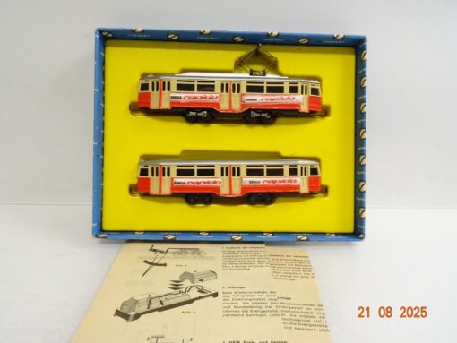 Arnold H0e 0912 RARITÄT Straßenbahn 2tlg. in OVP JL2477