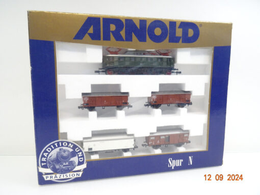 Arnold N 0375 Güterzug 5tlg. mit E-Lok BR E 19 11 in OVP LE5819