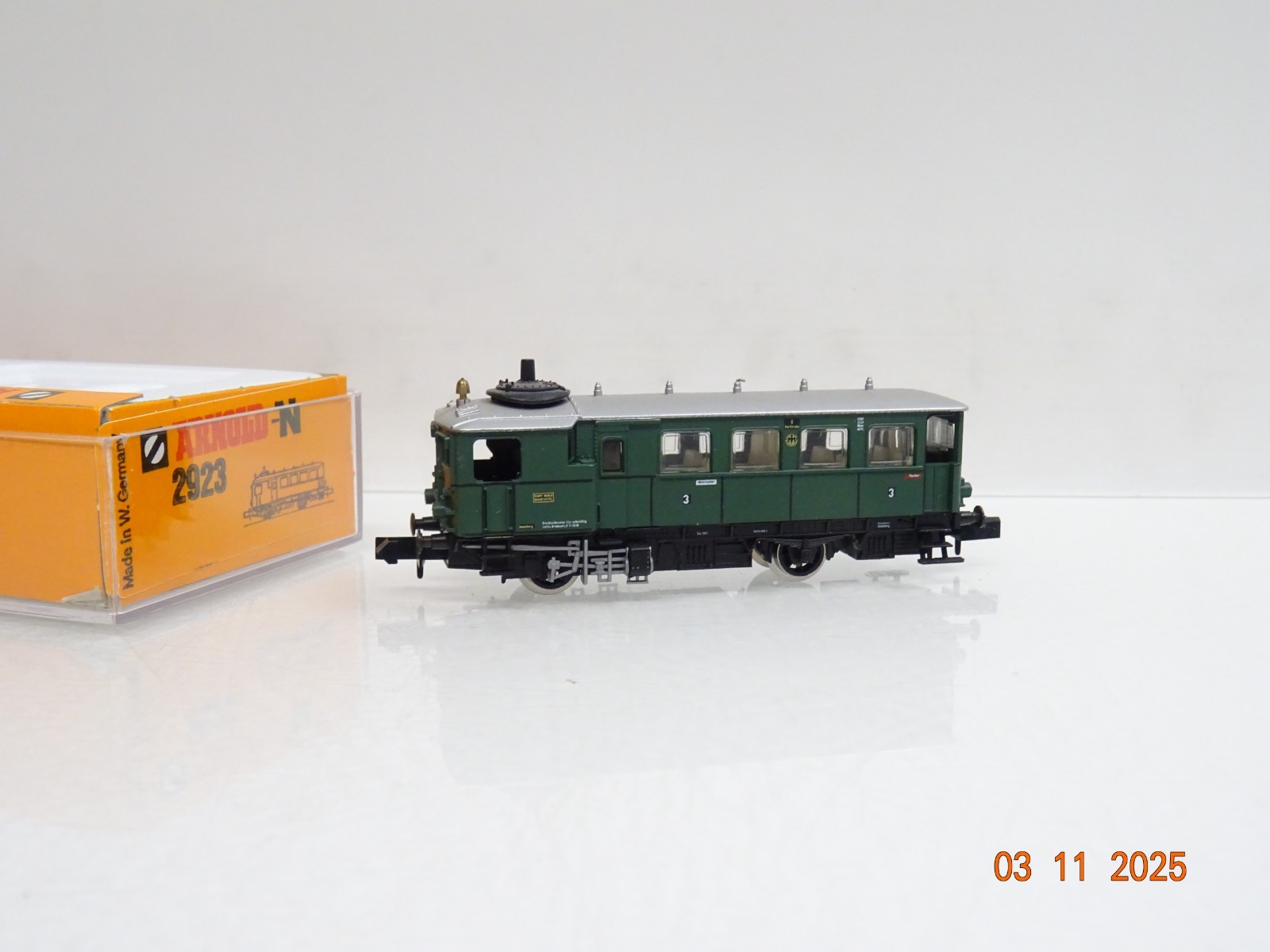 Arnold N 2923 Dampftriebwagen Kittel der DRG in OVP JL4071
