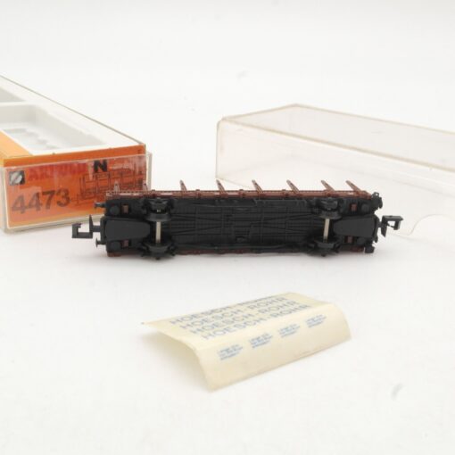 Arnold N 4473 Rungenwagen mit Ladung Hoesch Rohre in OVP QR9983 – Bild 4