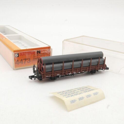 Arnold N 4473 Rungenwagen mit Ladung Hoesch Rohre in OVP QR9983