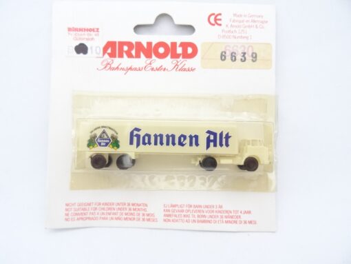 Arnold Spur N 6639 Koffersattelzug Henschel hannen Alt in OVP RR1484 – Bild 3