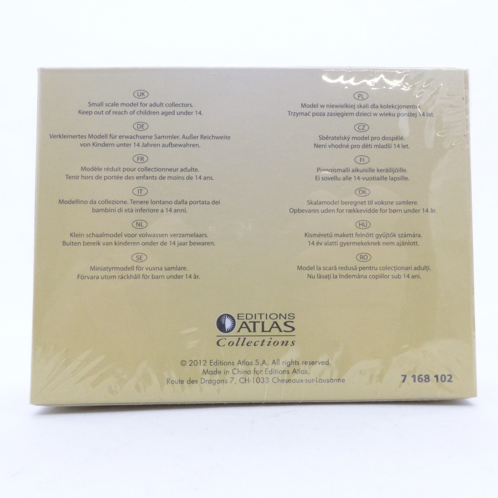 Atlas 1:24 Nr.: 7168102 MZ ES 250 Motorrad hellgrün/metallic, in OVP EX445 – Bild 3