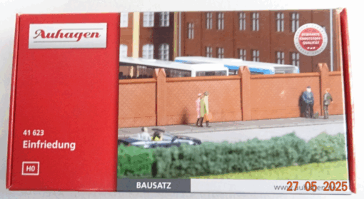 Auhagen H0 41622 Einfriedung mit Tore in OVP RR1300