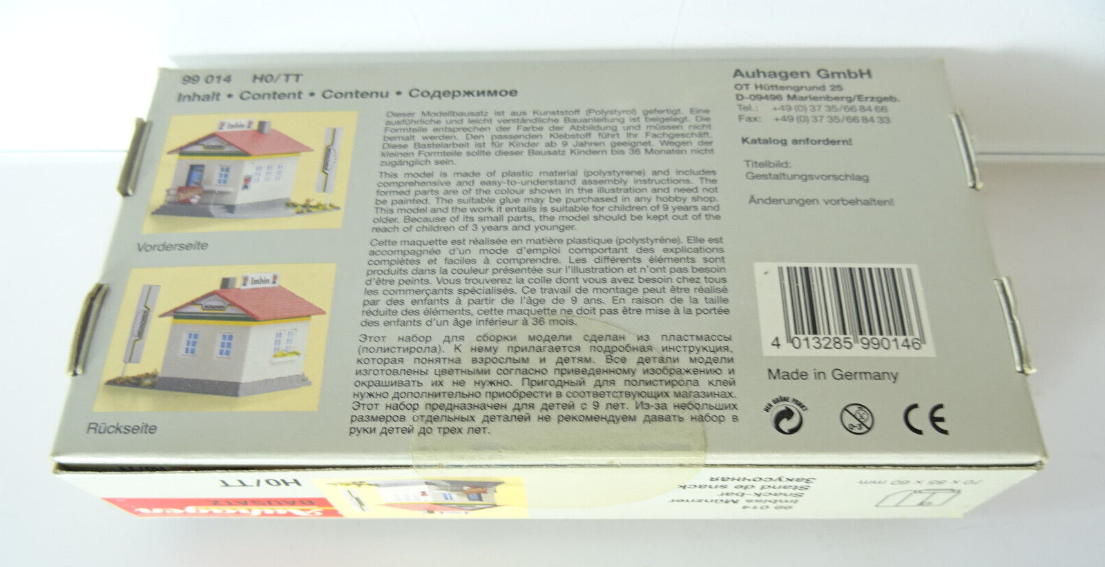 Auhagen H0 99 014 Imbiss Münzer Bausatz siehe Foto in OVP C2093 – Bild 3