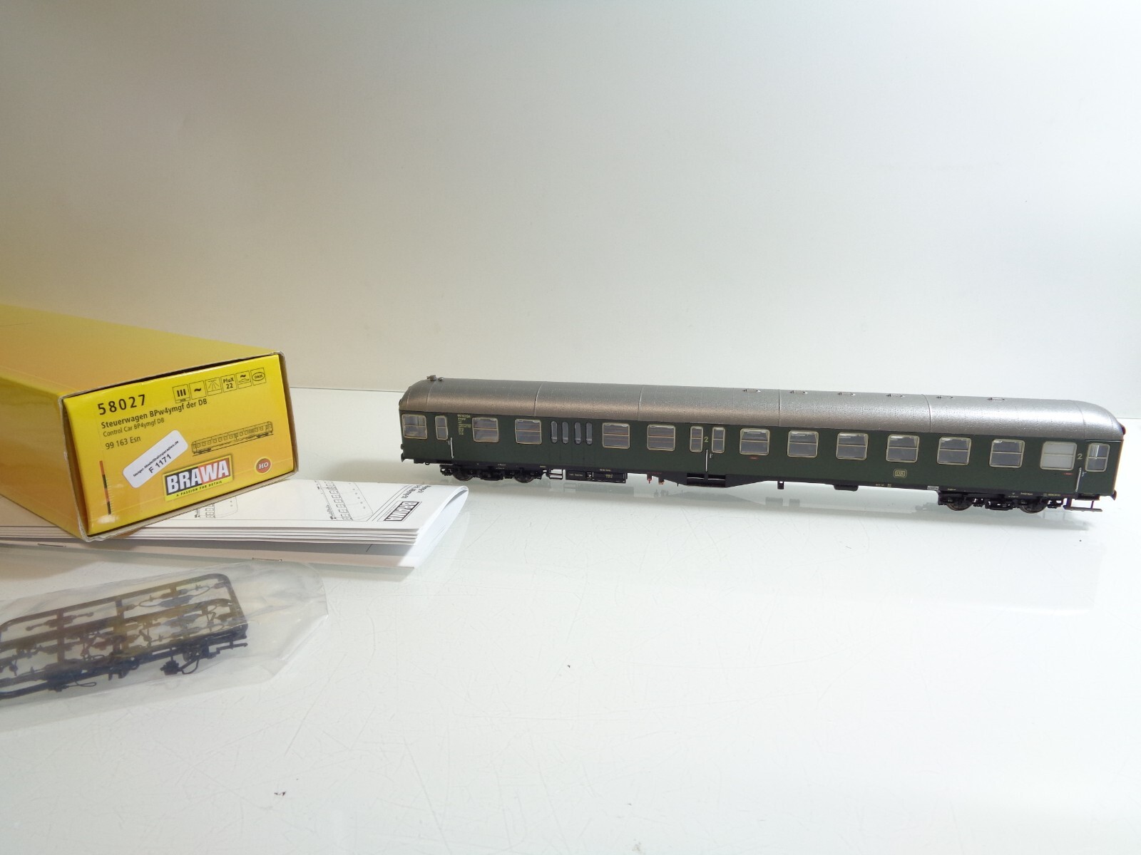 BRAWA H0 58027 AC Steuerwagen BPw4ymgf der DB in OVP F1171