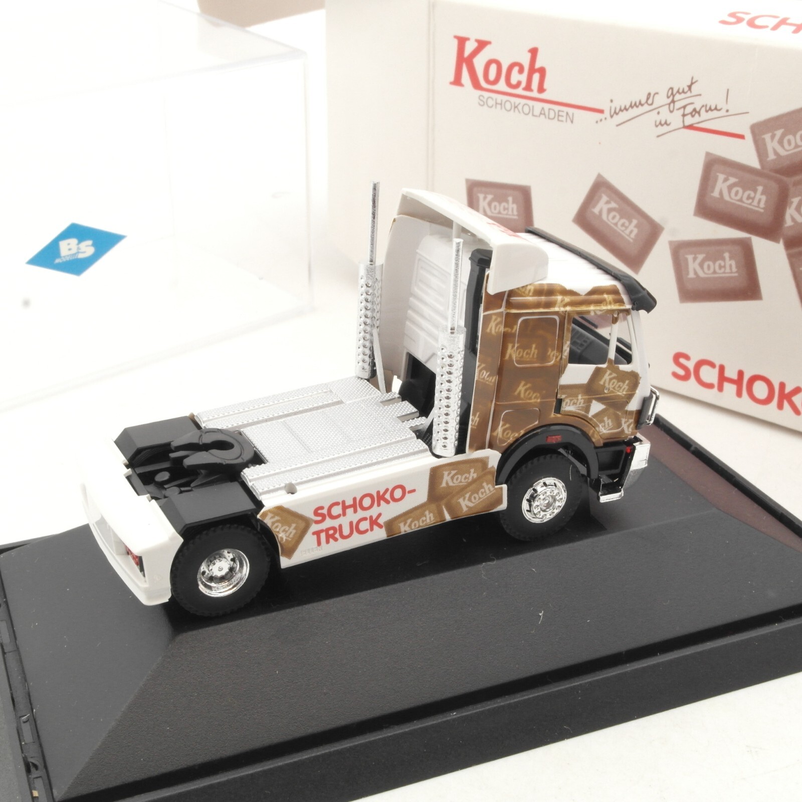 B&S 1:87 Werbemodell MB Zugmaschine Schoko-Truck in OVP RA8460 – Bild 3