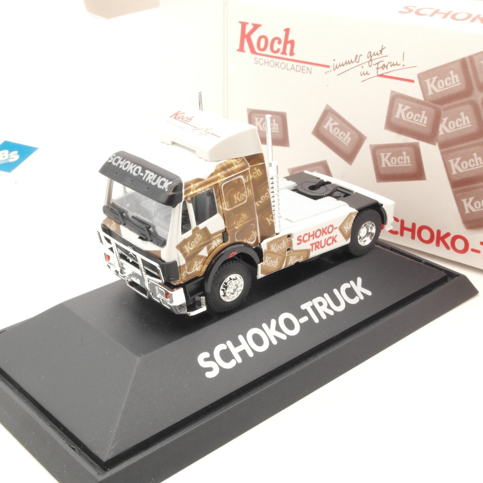 B&S 1:87 Werbemodell MB Zugmaschine Schoko-Truck in OVP RA8460