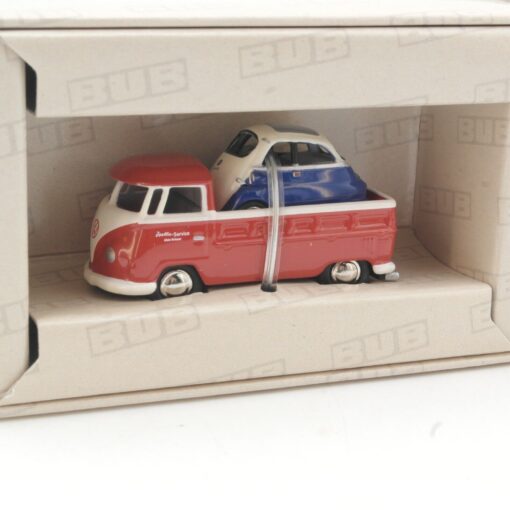 BUB 1:87 06052 Volkswagen Ta Pritschenwagen Isetta Service in OVP QR9502 – Bild 3