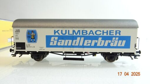 Brawa H0 47616 Kühlwagen Kulmbacher Sandlerbräu der DB in OVP PR7190 – Bild 3