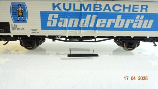 Brawa H0 47616 Kühlwagen Kulmbacher Sandlerbräu der DB in OVP PR7190 – Bild 4