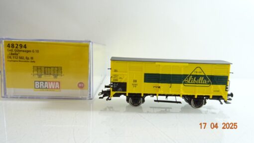 Brawa H0 48294 gedeckter Güterwagen Lipella der DB in OVP PR7170