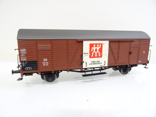 Brawa H0 48719 Gedeckter Güterwagen Zwilling der DB in OVP LE615 – Bild 3