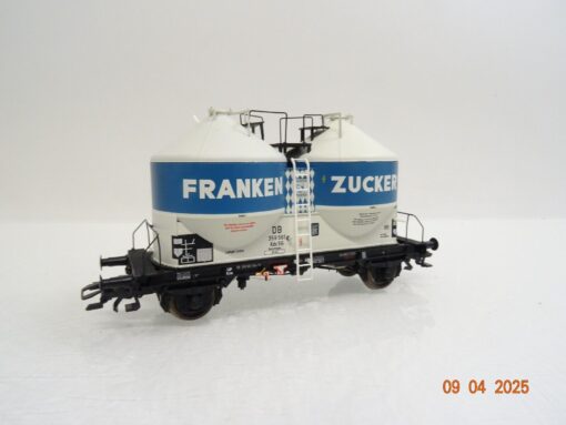 Brawa H0 50576 Staubbehälterwagen Kds 56 Franken Zucker der DB in OVP LE9972 – Bild 3