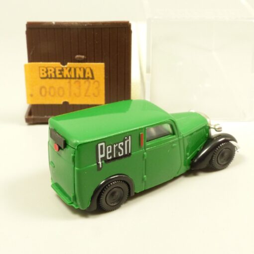 Brekina 1:87 1323 DKW F7 Kastenwagen DKW Persil grün in OVP EX5325 – Bild 3