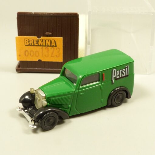 Brekina 1:87 1323 DKW F7 Kastenwagen DKW Persil grün in OVP EX5325