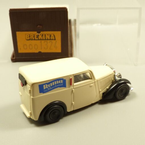 Brekina 1:87 1324 DKW F7 Kastenwagen Rama beige in OVP EX5322 – Bild 3