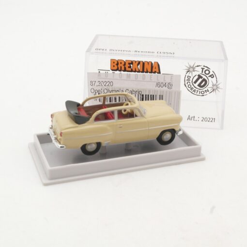 Brekina 1:87 20221 Opel Olympia Cabrio in OVP QR7778 – Bild 3