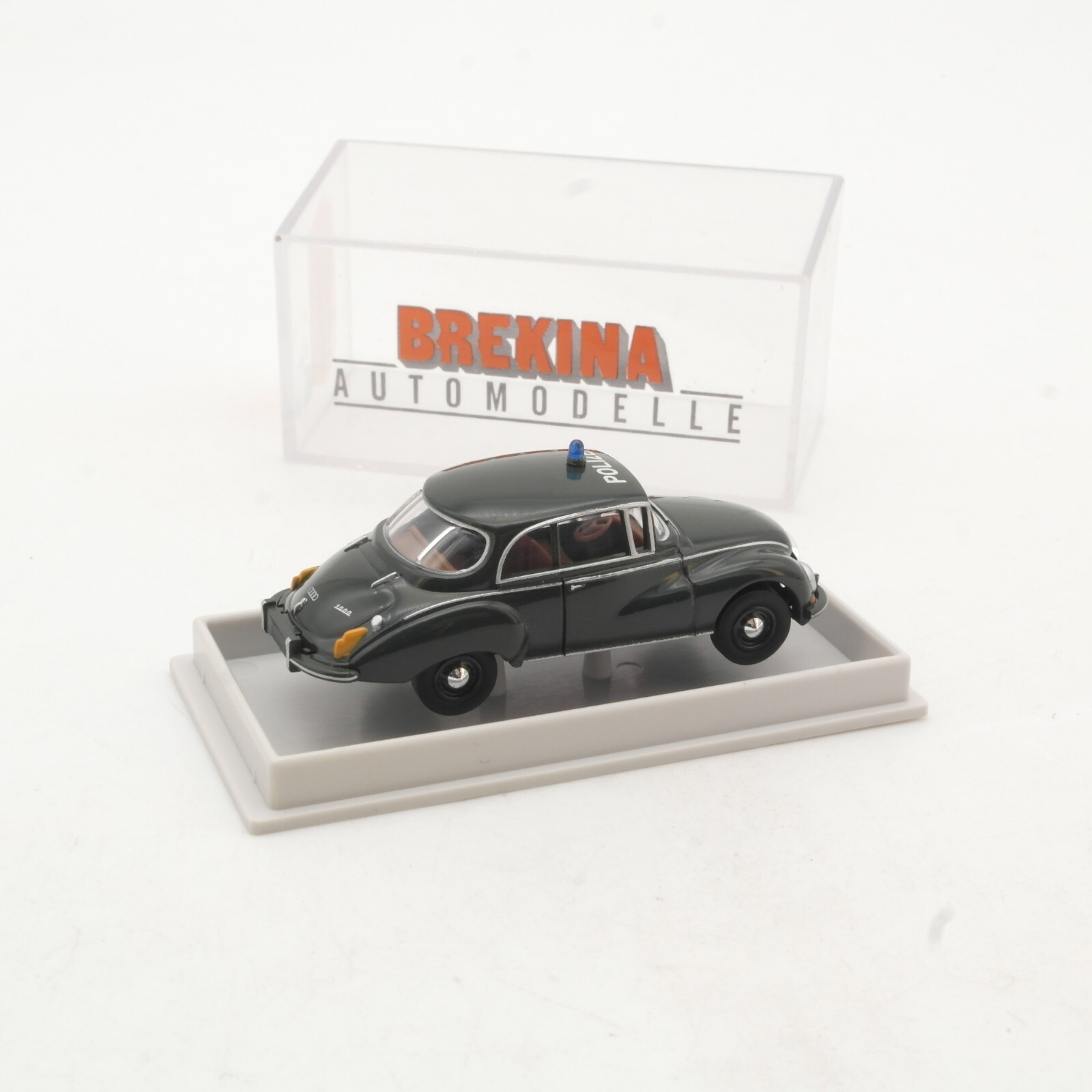 Brekina 1:87 28001 Auto Union 1000 S Coupé Polizei in OVP QR7767 – Bild 3