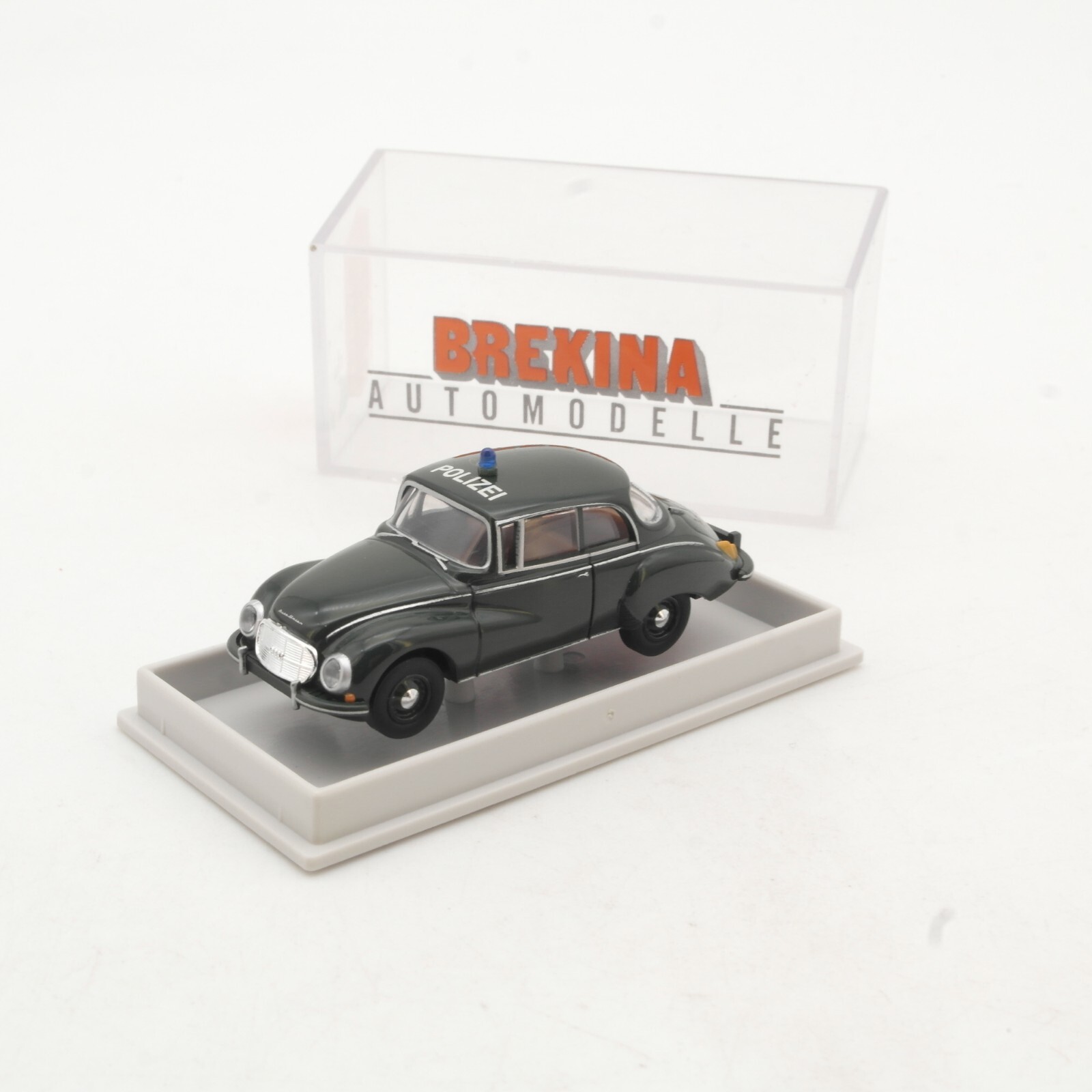 Brekina 1:87 28001 Auto Union 1000 S Coupé Polizei in OVP QR7767