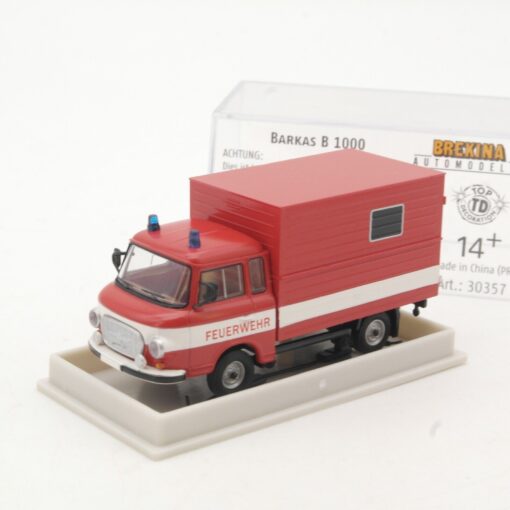 Brekina 1:87 30357 Barkas B 1000 Feuerwehr in OVP QR9060