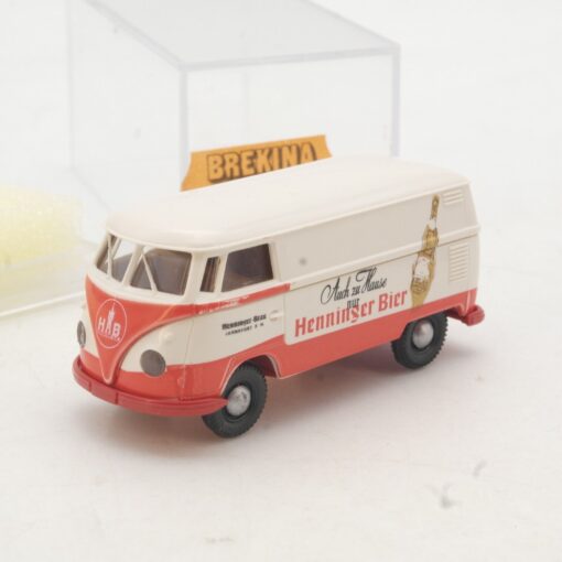 Brekina 1:87 3270 VW T1b Kasten Henninger Bier in OVP QR3007