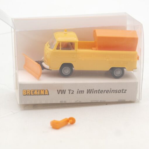 Brekina 1:87 33915 VW Pritsche T2 mit Winterausrüstung in OVP QR2683 – Bild 4