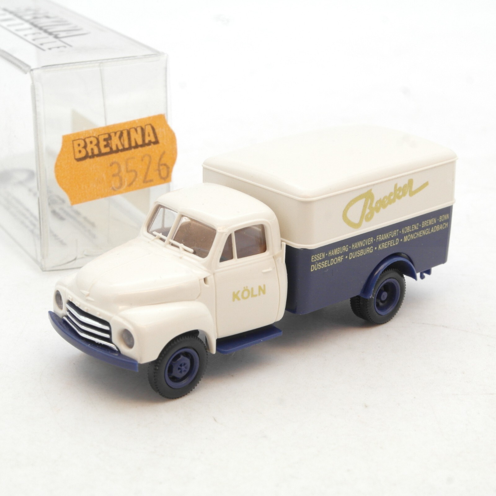 Brekina 1:87 3526 Opel Blitz Kasten Boecker in OVP RG200