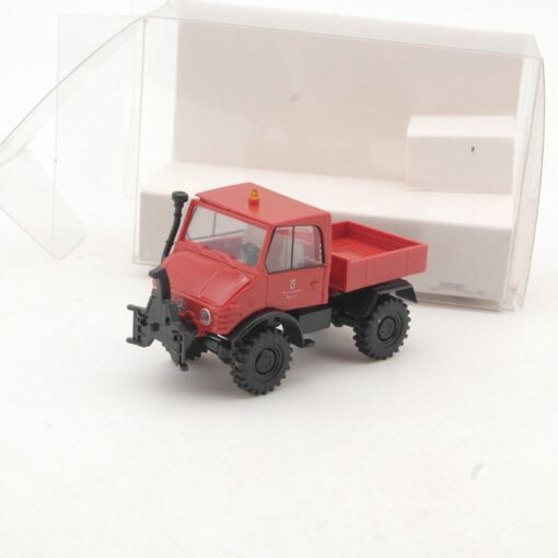 Brekina 1:87 39080 Unimog 421 der Berliner Feuerwehr neuwertig in OVP QR9349