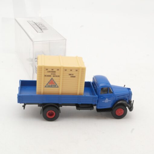 Brekina 1:87 43009 Borgward B 4500 Pritschen-LKW mit Ladung in OVP RR2762 – Bild 3