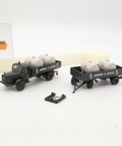 Brekina 1:87 44111 MB L 5000 Hängerzug Meierei C. Bolle in OVP RR808