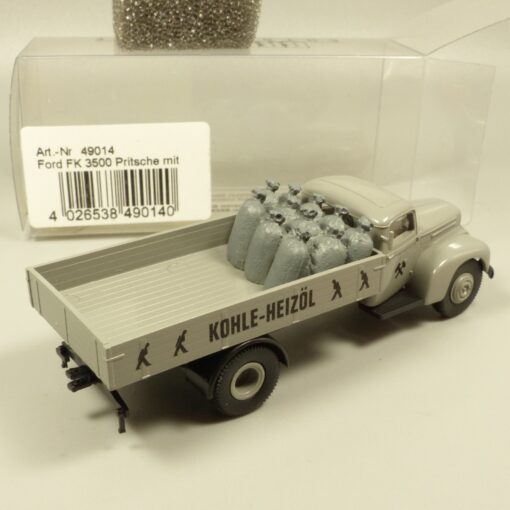 Brekina 1:87 49014 Ford FK 3500 Pritsche Kohle-Heizöl in OVP EX7212 – Bild 3