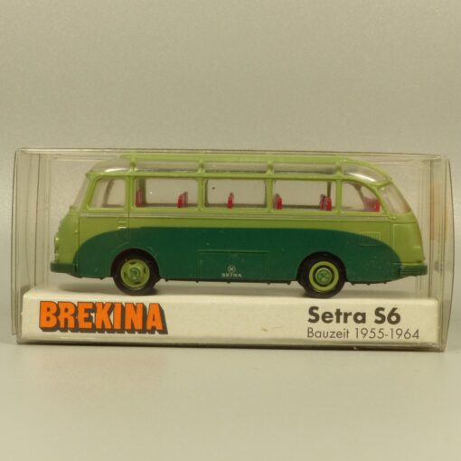 Brekina 1:87 5600 Setra S6 Reisebus / Überlandbus zweifarbig in OVP EX7244 – Bild 4