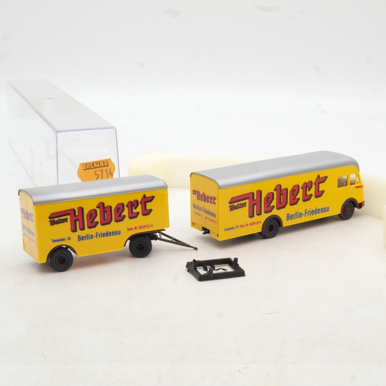 Brekina 1:87 5714 MB Möbelhängerzug Herbert in OVP RG1060 – Bild 3
