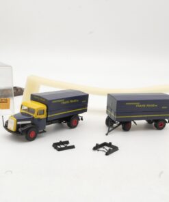 Brekina 1:87 7230 MAN 750 Hängerzug Fans Maas in OVP RR827