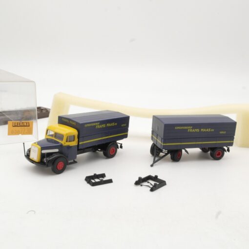 Brekina 1:87 7230 MAN 750 Hängerzug Fans Maas in OVP RR827