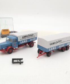 Brekina 1:87 74503 Büssing 8000 Hängerzug Lanz-Bulldog in OVP RR824