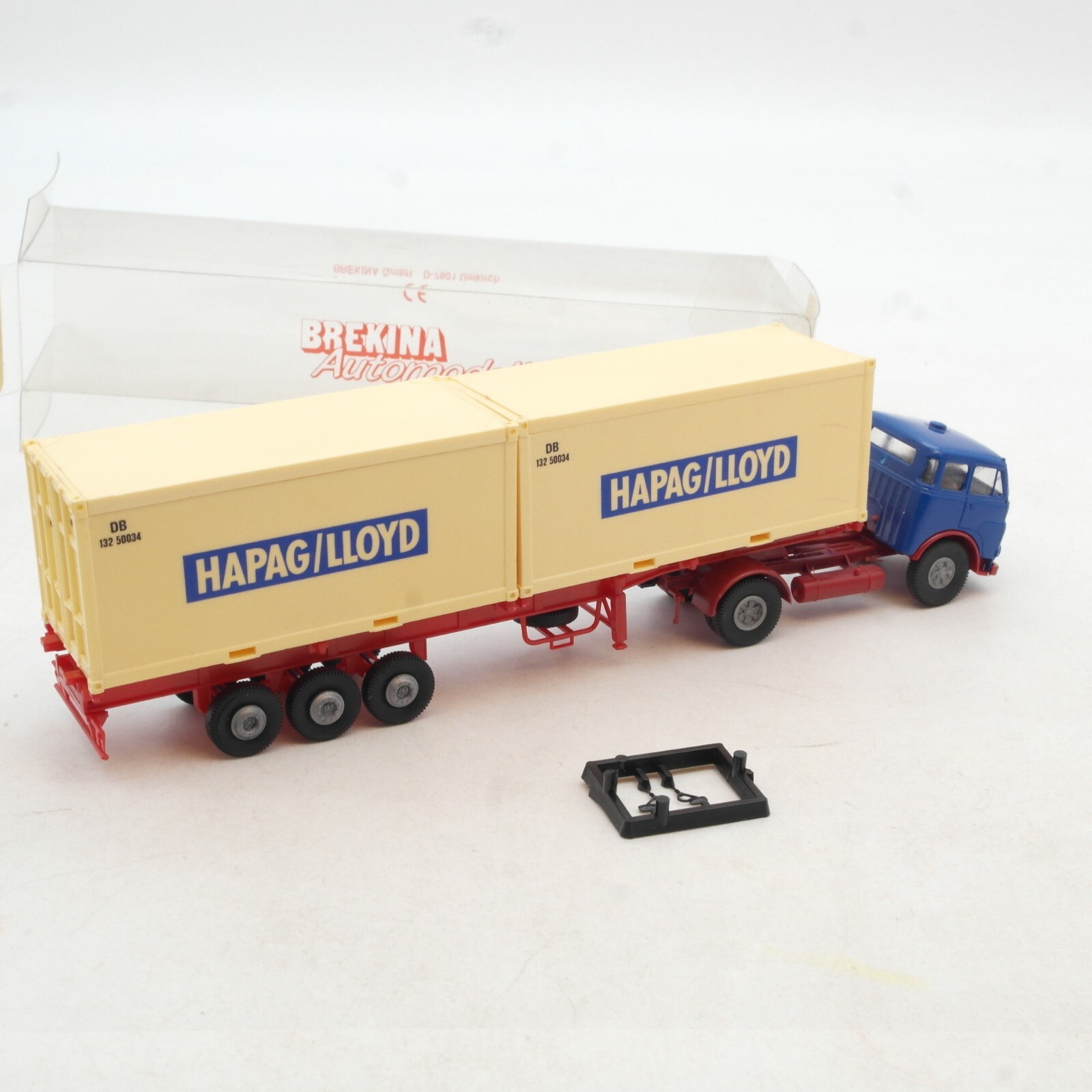 Brekina 1:87 7813 MAN 10.212 Container Sattelzug Hapag Lloyd in OVP RG395 – Bild 3