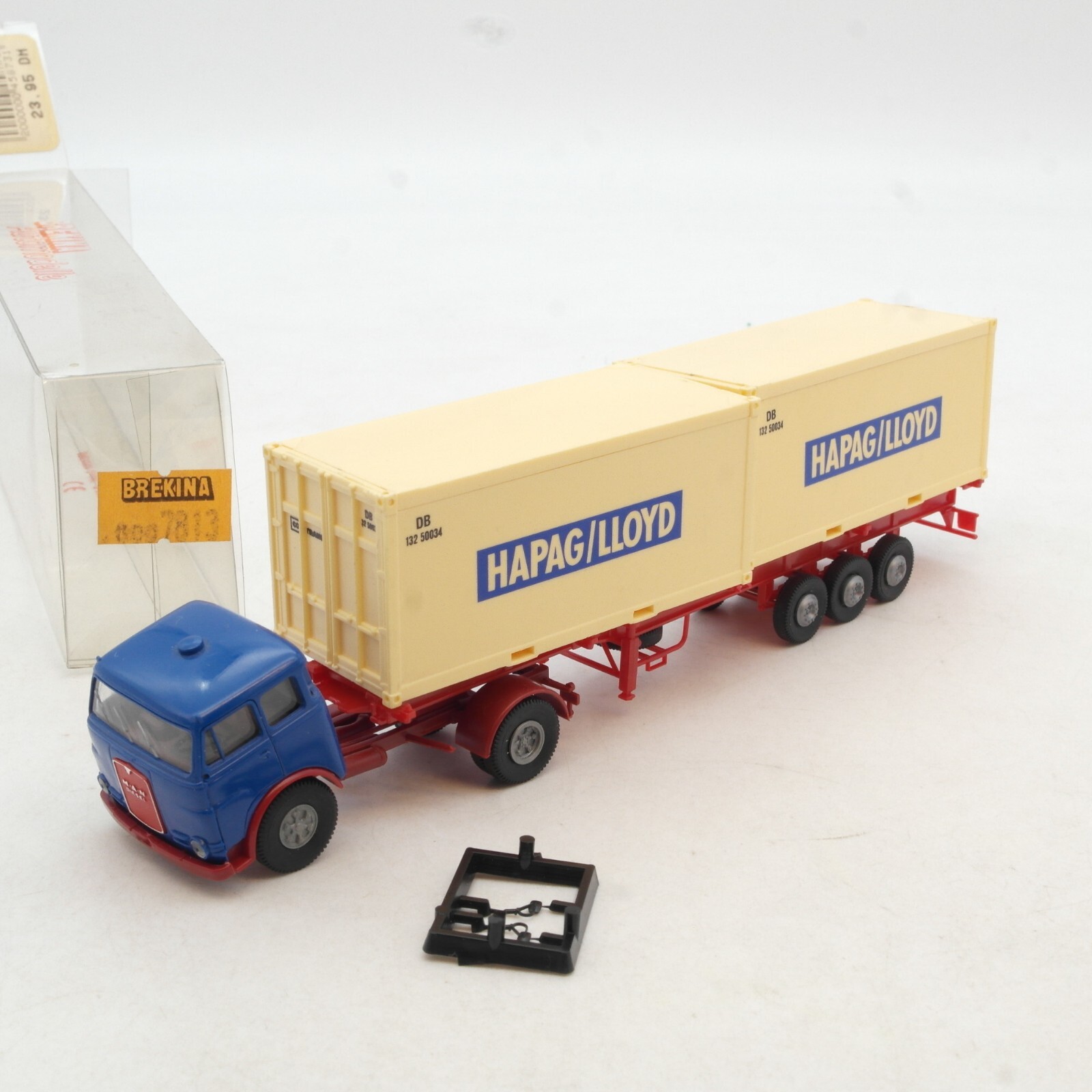 Brekina 1:87 7813 MAN 10.212 Container Sattelzug Hapag Lloyd in OVP RG395