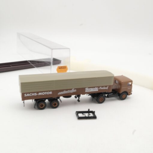 Brekina 1:87 79202 Büssing LS 11 FS Pritsche mit Plane Sachs-Motor in OVP RR812 – Bild 3