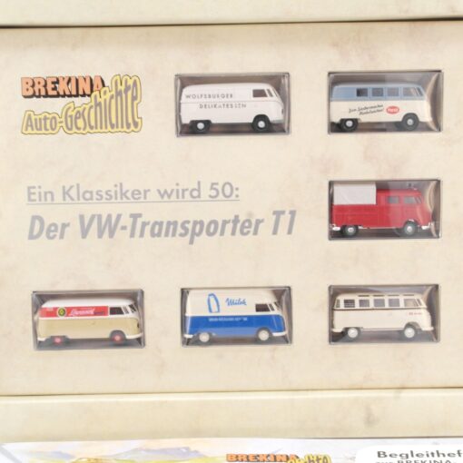 Brekina 1:87 90241 50 Jahre VW-Transporter mit Begleitheft in OVP QR3599 – Bild 4