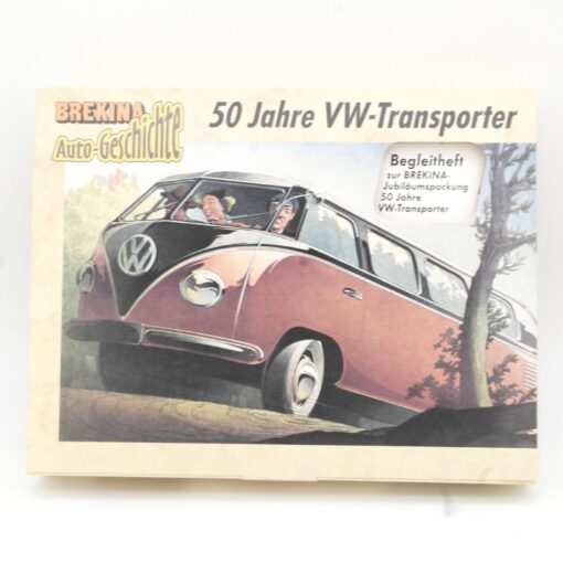 Brekina 1:87 90241 50 Jahre VW-Transporter mit Begleitheft in OVP QR3599